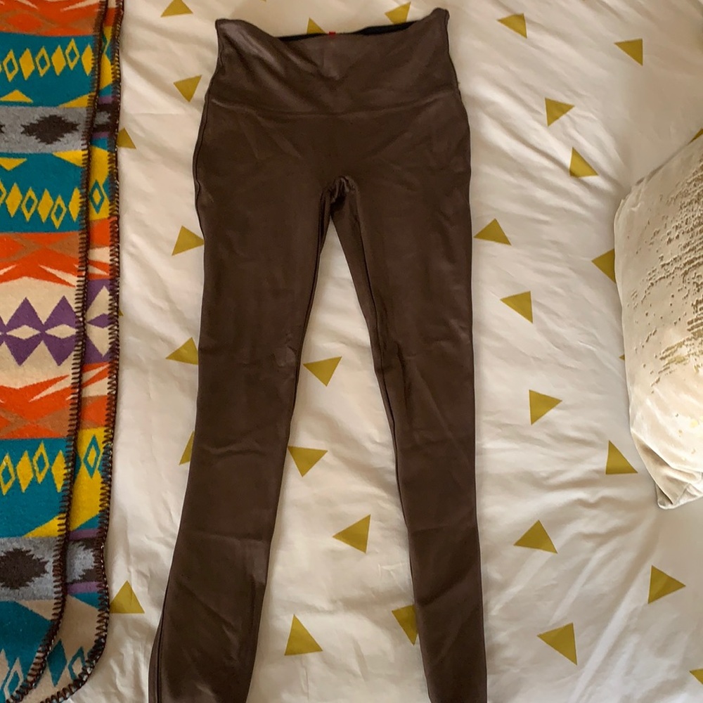 Spanx faux leather leggings